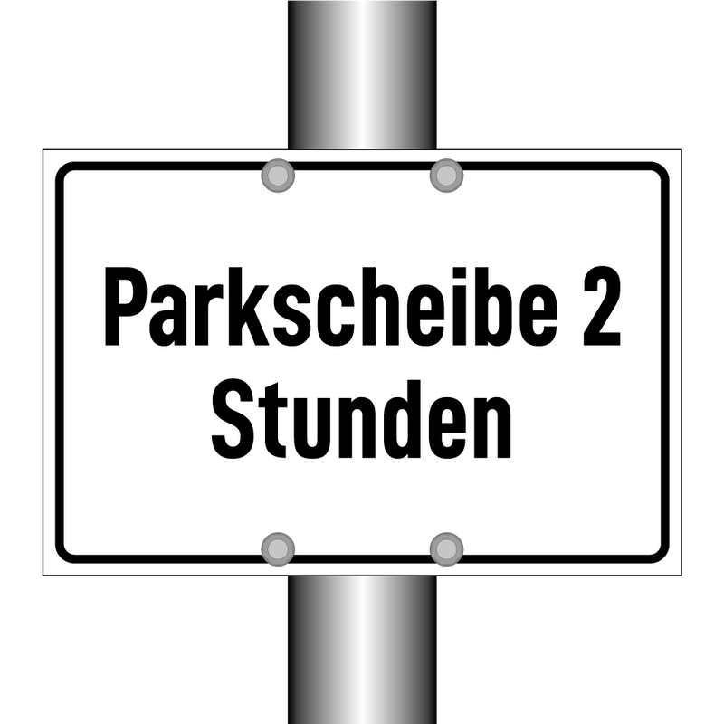 Parkscheibe 2 Stunden