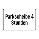 Parkscheibe 4 Stunden
