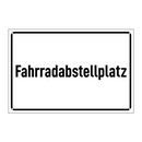 Fahrradabstellplatz