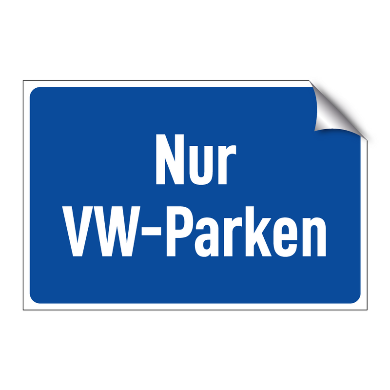 Nur VW-Parken