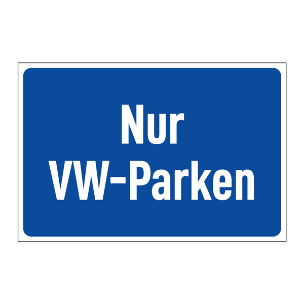 Nur VW-Parken
