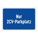 Nur 2CV-Parkplatz