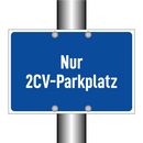 Nur 2CV-Parkplatz