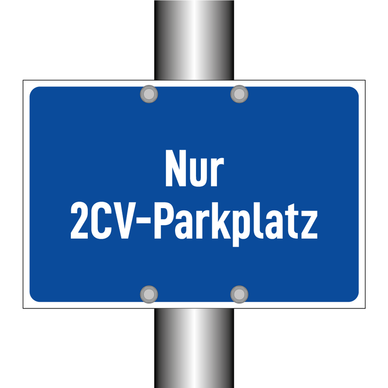 Nur 2CV-Parkplatz