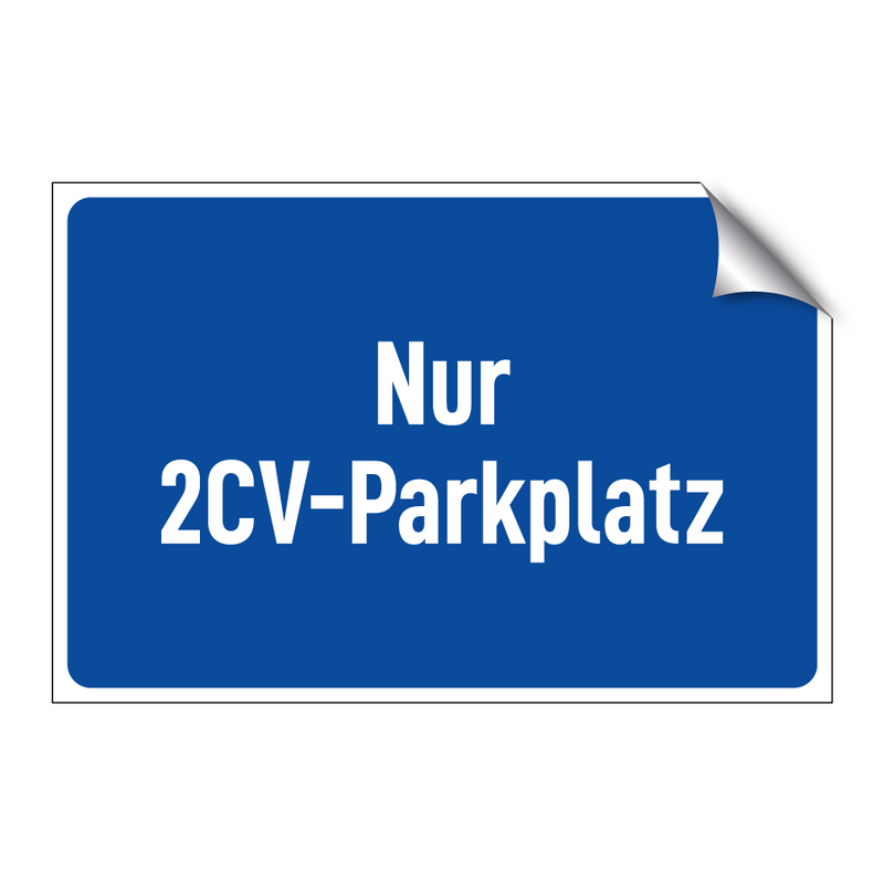 Nur 2CV-Parkplatz
