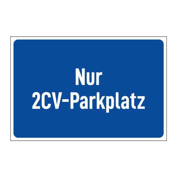 Nur 2CV-Parkplatz