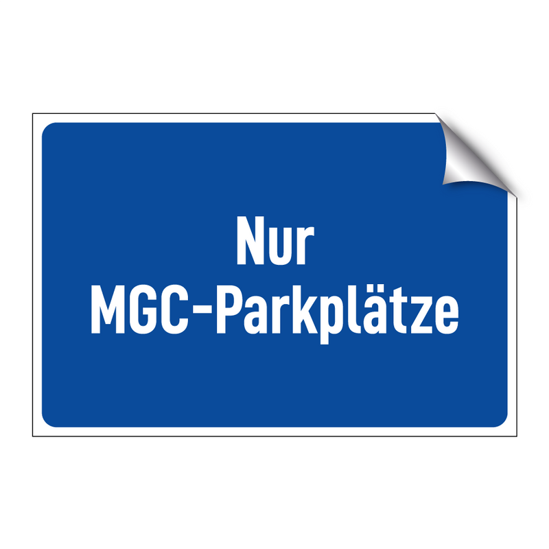 Nur MGC-Parkplätze