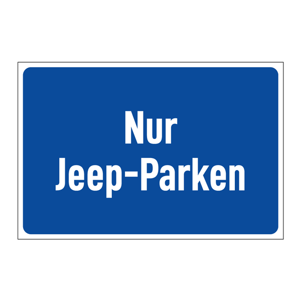 Nur Jeep-Parken