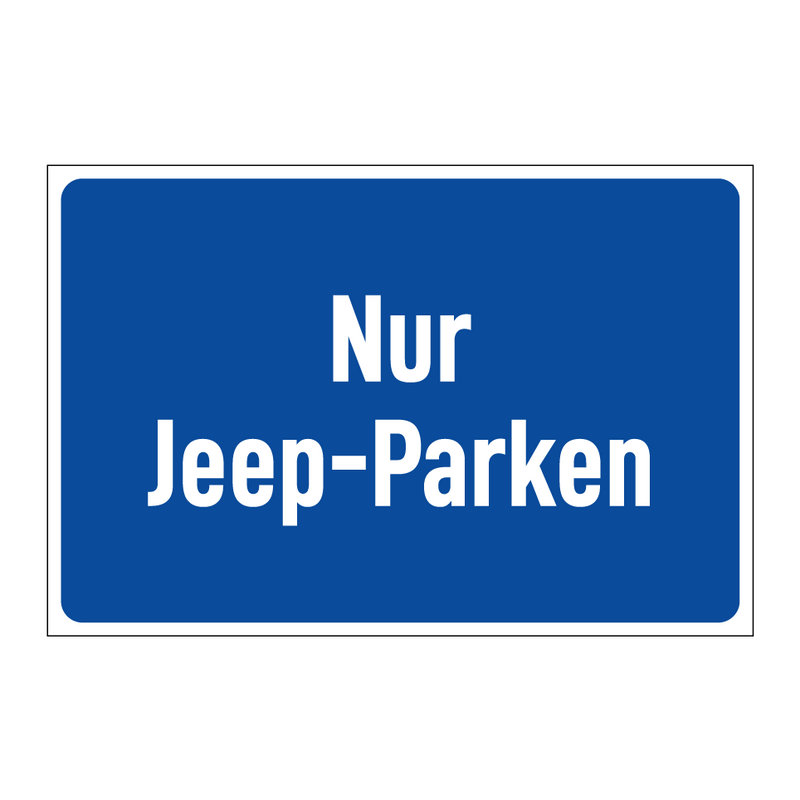 Nur Jeep-Parken