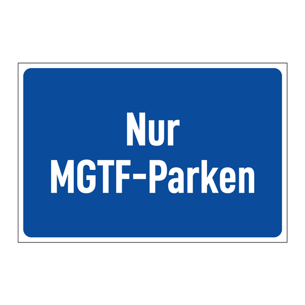 Nur MGTF-Parken