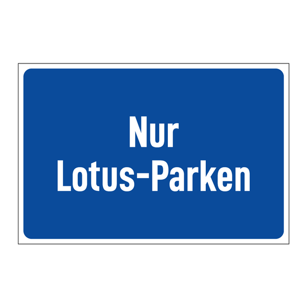 Nur Lotus-Parken