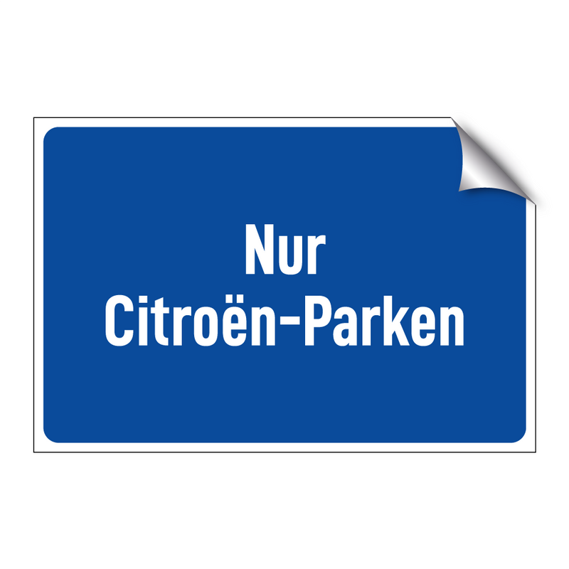 Nur Citroën-Parken