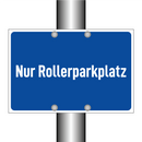 Nur Rollerparkplatz