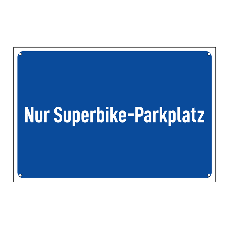 Nur Superbike-Parkplatz