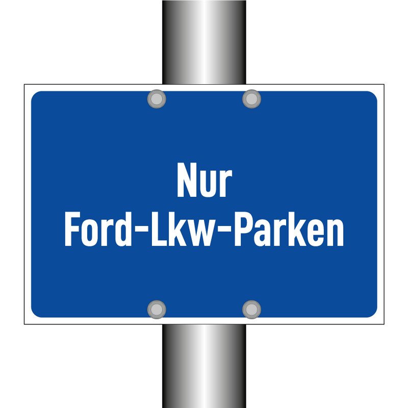 Nur Ford-Lkw-Parken
