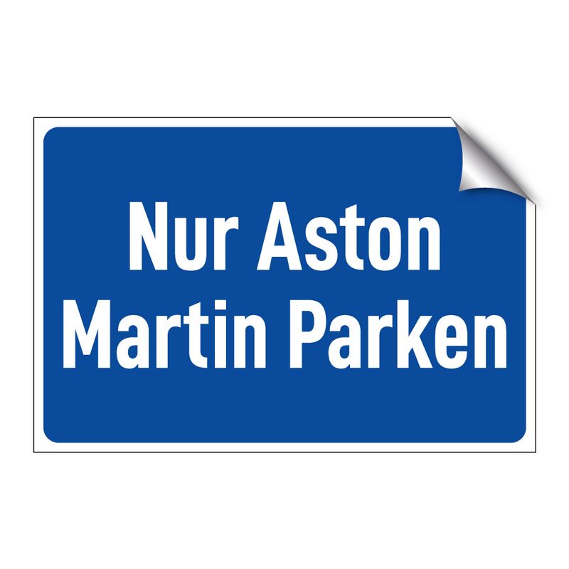 Nur Aston Martin Parken
