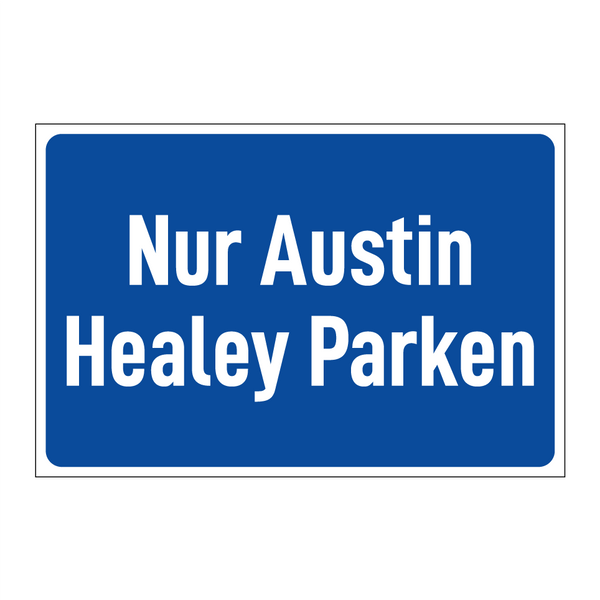 Nur Austin Healey Parken