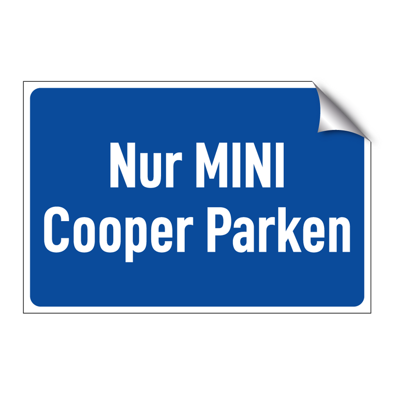 Nur MINI Cooper Parken