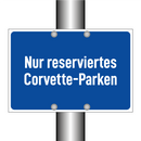 Nur reserviertes Corvette-Parken