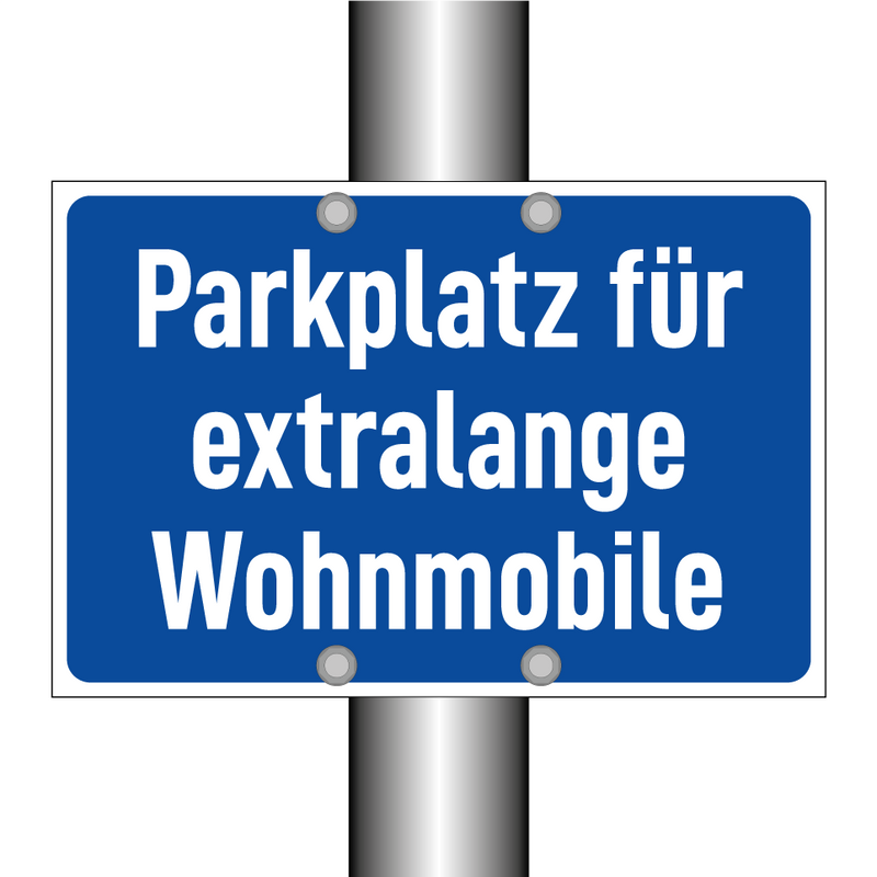 Parkplatz für extralange Wohnmobile