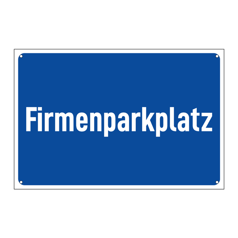 Firmenparkplatz