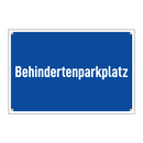 Behindertenparkplatz