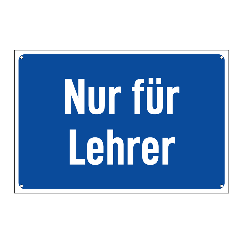 Nur für Lehrer