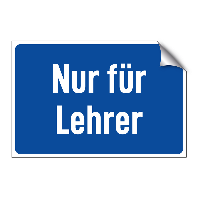 Nur für Lehrer