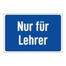 Nur für Lehrer