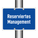 Reserviertes Management