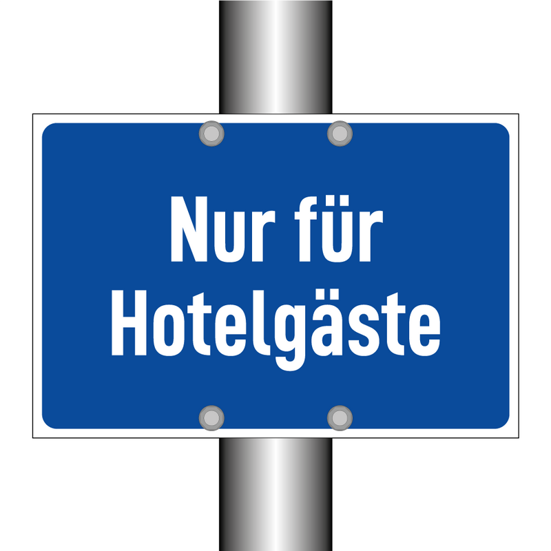 Nur für Hotelgäste