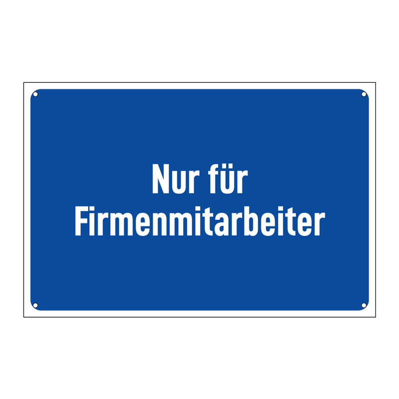 Nur für Firmenmitarbeiter