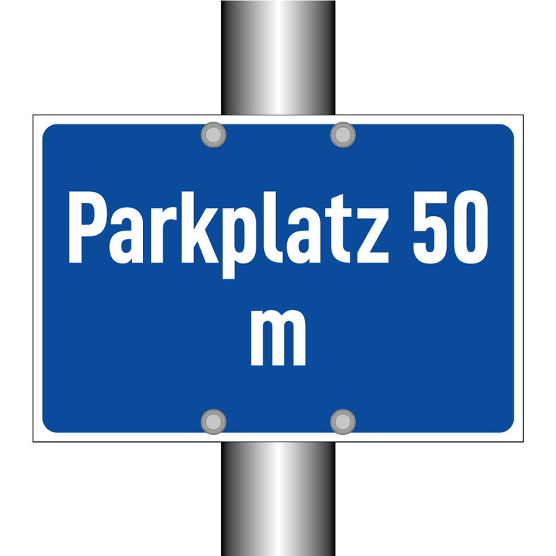 Parkplatz 50 m