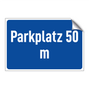 Parkplatz 50 m