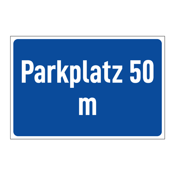 Parkplatz 50 m