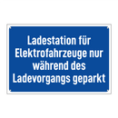 Ladestation für Elektrofahrzeuge nur während des Ladevorgangs geparkt
