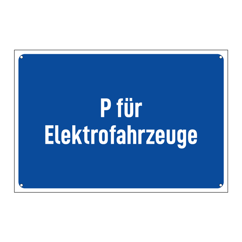 P für Elektrofahrzeuge