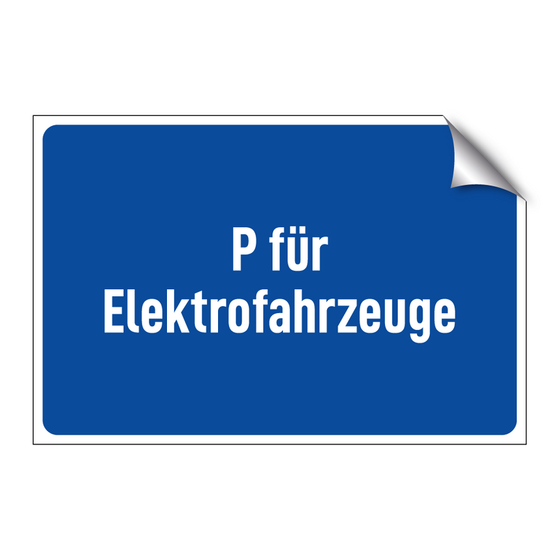 P für Elektrofahrzeuge