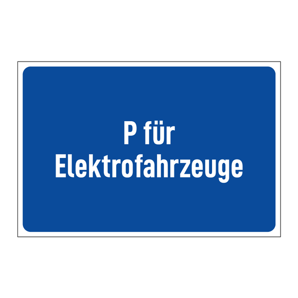 P für Elektrofahrzeuge