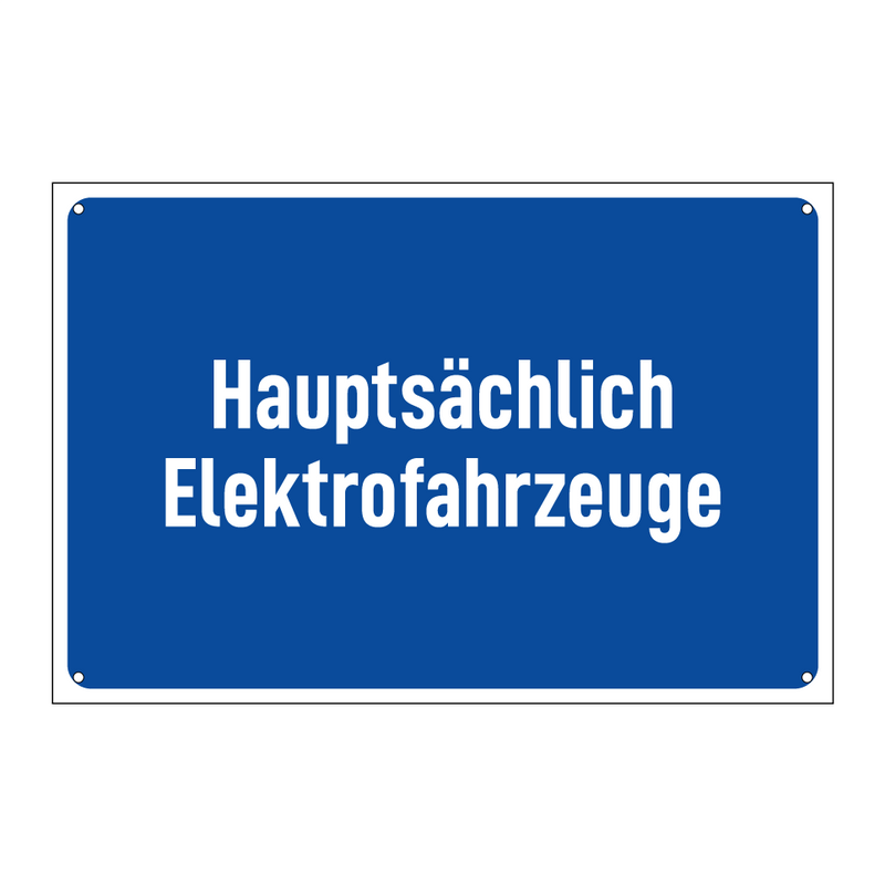 Hauptsächlich Elektrofahrzeuge