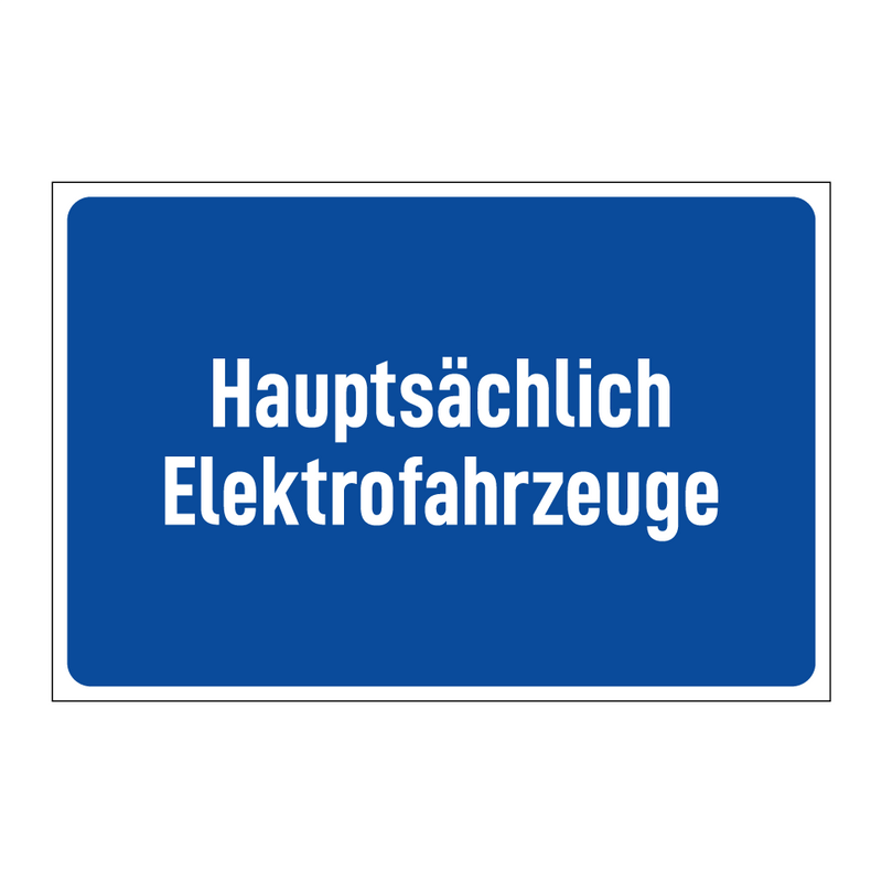 Hauptsächlich Elektrofahrzeuge