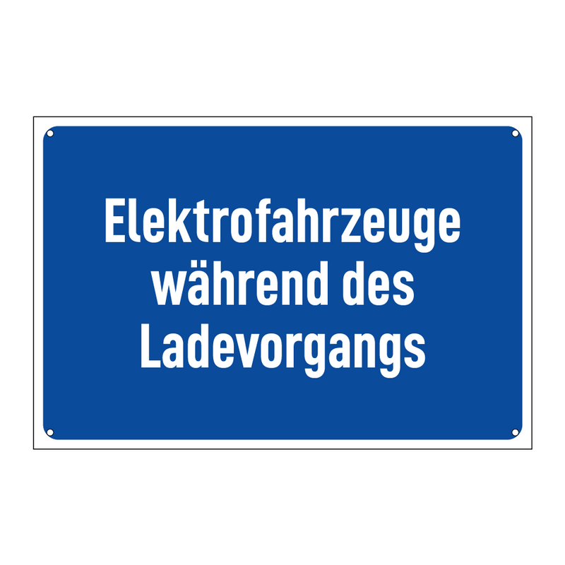Elektrofahrzeuge während des Ladevorgangs