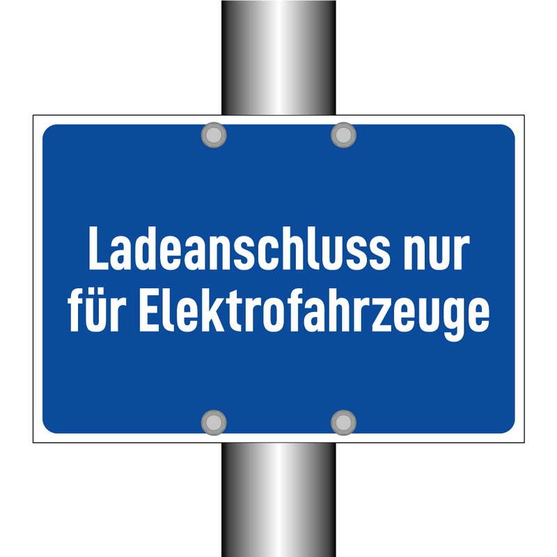 Ladeanschluss nur für Elektrofahrzeuge