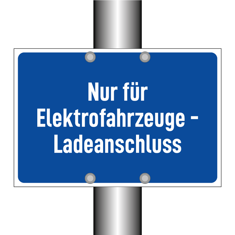 Nur für Elektrofahrzeuge - Ladeanschluss