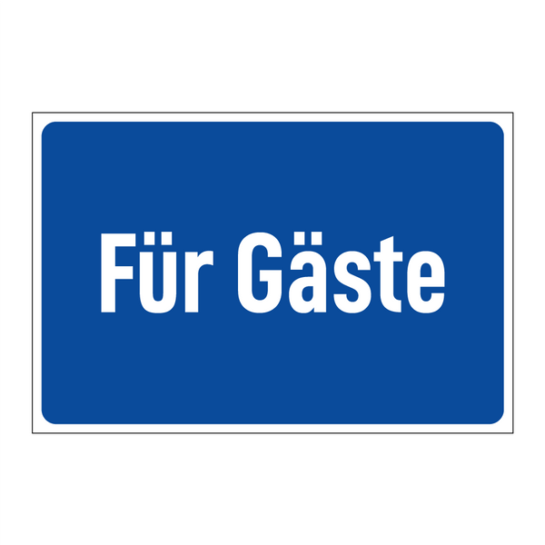 Für Gäste