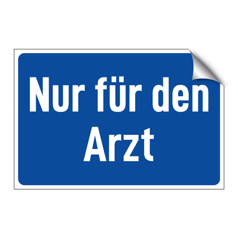 Nur für den Arzt