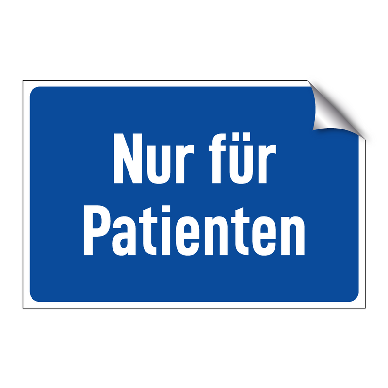 Nur für Patienten