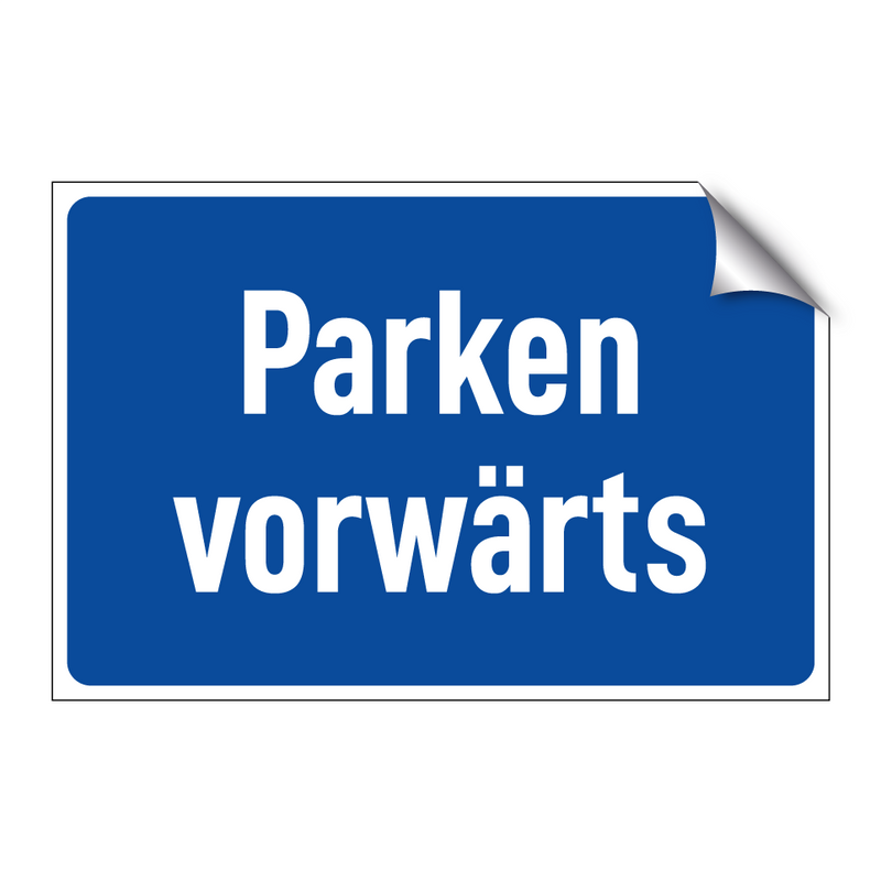 Parken vorwärts
