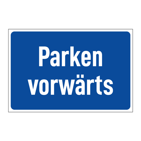 Parken vorwärts