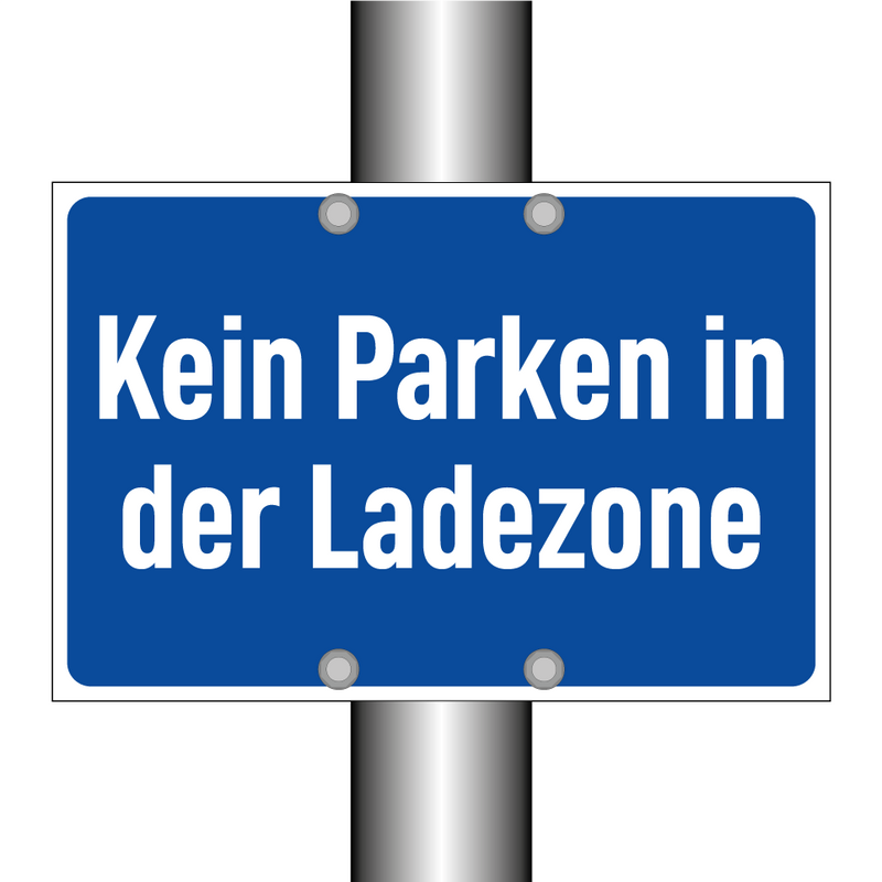 Kein Parken in der Ladezone